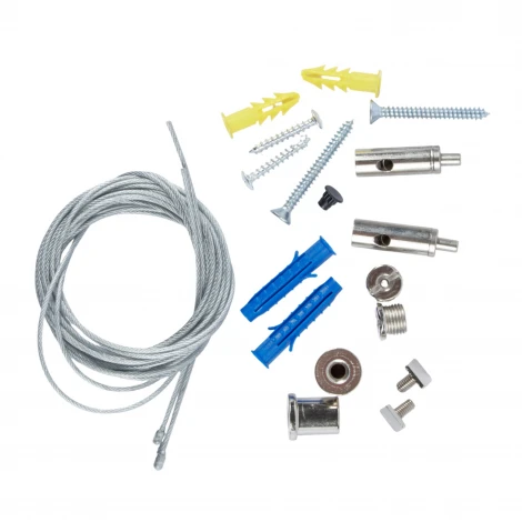 Подвесной светодиодный светильник линейный 4000K алюминий/черный Uniel ULO-K10D 22W/4000K/L50/H IP40 BLACK