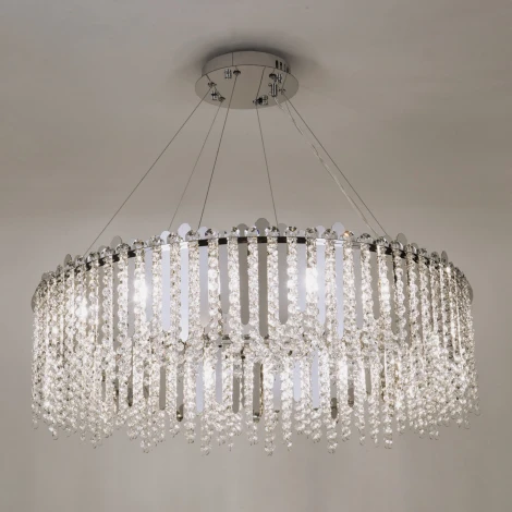 Подвесная люстра хрустальная Modelux MODELUX ML.314.14 CR