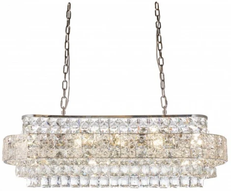 Подвесная люстра Fluorite Majeste FL1059-17P (220V, хрусталь, на цепи)