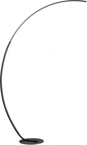 Торшер изогнутый Lumion 5676/21FL LEDIO черный LED 21W 820Лм 3000-6000K с пультом ДУ 220V Wes (регулировка яркости, выключатель)