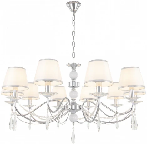 Подвесная люстра Arte Milano AM342109 342109/10 CR+LWT (220V, подвески, на цепи)
