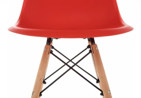 Обеденный стул для кухни Woodville Eames PC-015 красный 11180