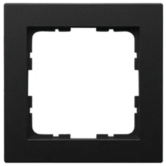 Рамка на 1 пост (черный матовый) Jasmart G-Classic G1001PB