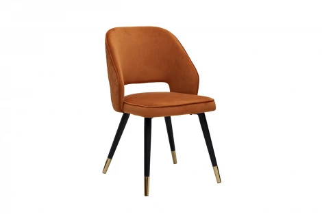 30C-1205-1 TER Стул велюр терракотовый 53*60*83см Garda Decor