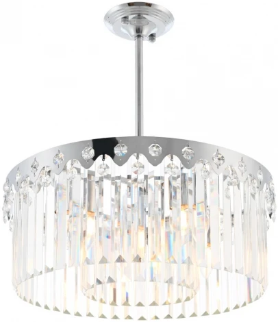 Потолочная люстра хрустальная на штанге Arte Milano Sorrento-8909 378909/6/300/490 CR (220V)