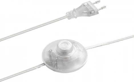 Торшер Lumion Nikki 8251/2F никель/серый, металл/текстиль Е27 2*60W 220V (выключатель, круглые)