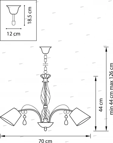 Подвесная люстра Lightstar Esedra 796156