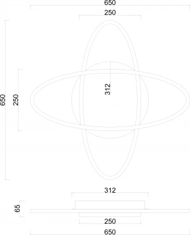 Потолочная люстра Arte Lamp A2049PL-56WH (LED, 220V)