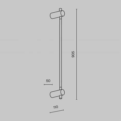 Настенный светильник Rotta MOD413WL-L8B3K Maytoni (LED, 220V)