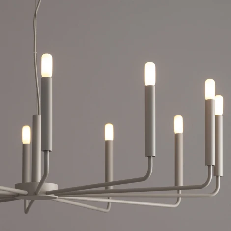 Подвесная люстра Nowodvorski Orto XII B Silk Gray 11465