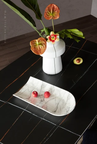 Стол обеденный IST-CASA Астория NH2114L,180х90х76 см, черный мрамор