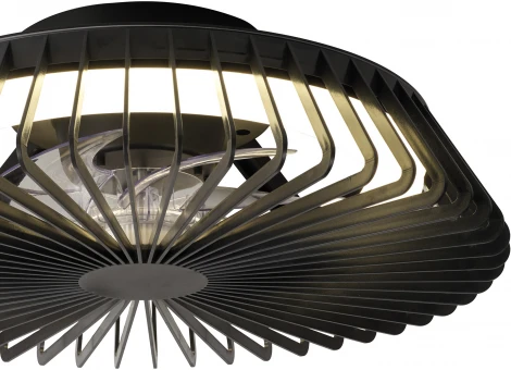 Потолочная люстра светодиодная с вентилятором Mantra Himalaya 8197 (регулировка яркости, 220V, пульт управления, круглые)