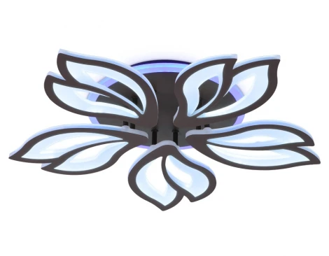 Потолочная люстра Ambrella Acrylica FA544 (регулировка яркости, LED, 220V, пульт управления, управление смартфоном, умный дом - PC.Lamper, цветы)