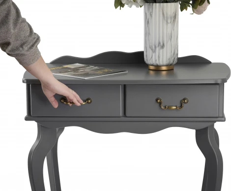 Консоль Берже 21 серый графит от фабрики Mebelik