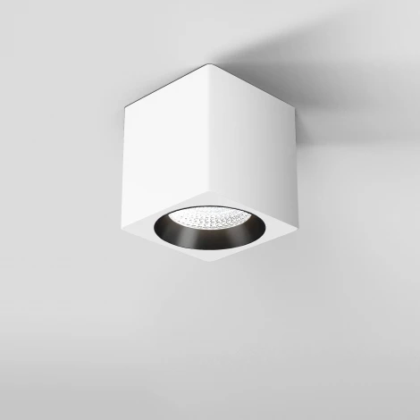 Светильник накладной светодиодный Elektrostandard Matrix 25051/LED 9W 4000К белый/черный (220V)