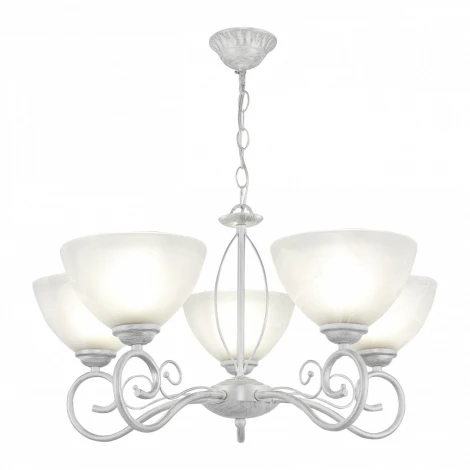 Подвесная люстра Arte Milano Amalfi-0656 330656/5 WT+SL (220V, на цепи)