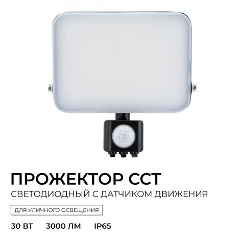 Прожектор уличный светодиодный с датчиком движения Apeyron 05-54