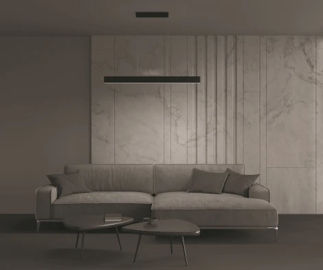 Подвесной линейный светильник Step 4000K 1x30Вт 120° LED Maytoni Technical P010PL-L30B4K (220V, на тросе)