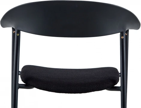 Стул Eila с подушкой пластик черный Stool Group арт.УТ000039776