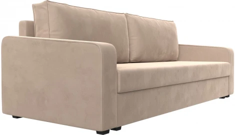 Диван прямой Лига-009 (Бежевый/Велюр) Лига Диванов арт.118040