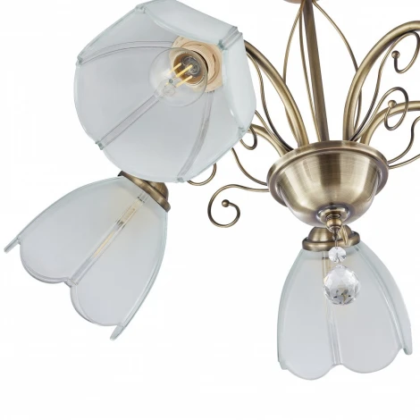 Подвесная люстра Arte Milano Amalfi-2656 332656/5 AB (220V, подвески, на цепи)