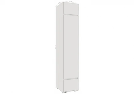 Прихожая Woodville Роут белый / графит комплектация 2