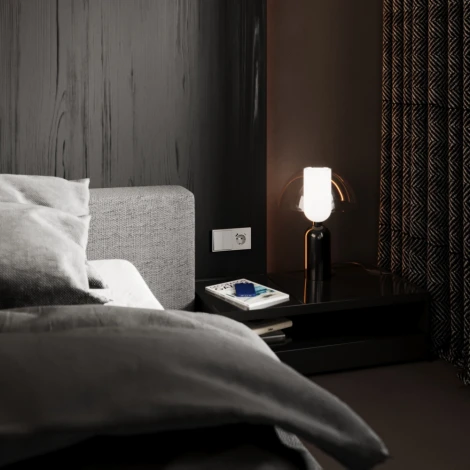 Перекрестный переключатель встраиваемый двухклавишный 10А, (белый матовый) Voltum S70 VLS020502