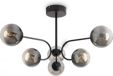 Потолочная люстра на штанге Freya Arch FR6178CL-L30B (LED, 220V, шарики)