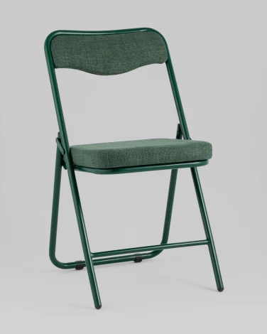 Стул складной Джонни рогожка зеленая каркас зеленый Stool Group арт.УТ000039509