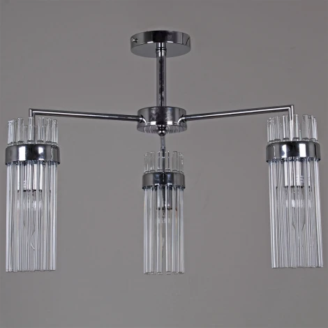 Потолочная люстра на штанге ILLUMICO IL0761-3CSQ-25 CR GENOA (220V)