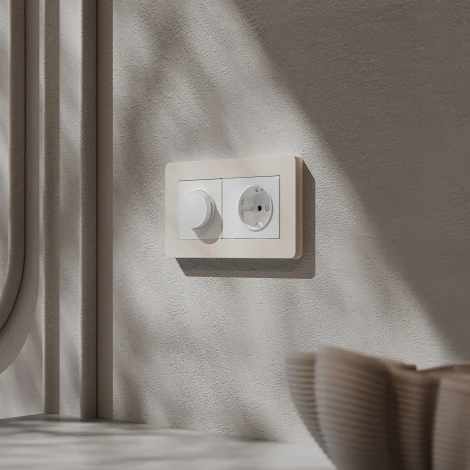 Рамка на 2 поста (айвори/белый, soft-touch) Werkel W0023066 (a067254)