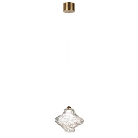 Подвесной светильник светодиодный Odeon Light Ordi 5107/3L антич.бронза/прозрачный металл/стекло LED x 3W 4000K (220V, на проводе)