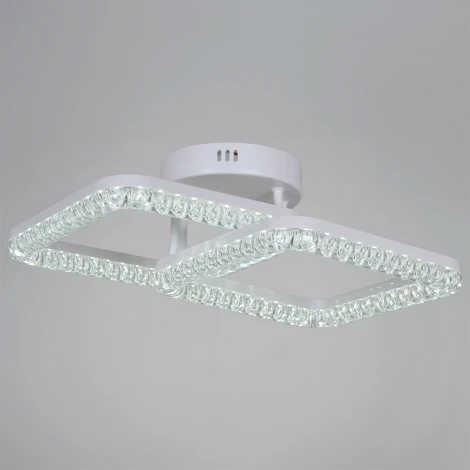 Потолочная люстра светодиодная на штанге с регулировкой цветовой температуры, яркости и ночным режимом Reluce 19848-0.3-02B WH