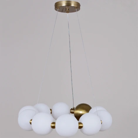 Подвесной светильник светодиодный с управлением смарфоном и пультом с регулировкой цветовой температуры и яркости Reluce 56300-0.4-400 COPPER