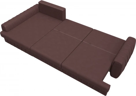 Диван угловой Лига-057 НПБ Лонг угол левый Лига Диванов (Замша) арт.129312L