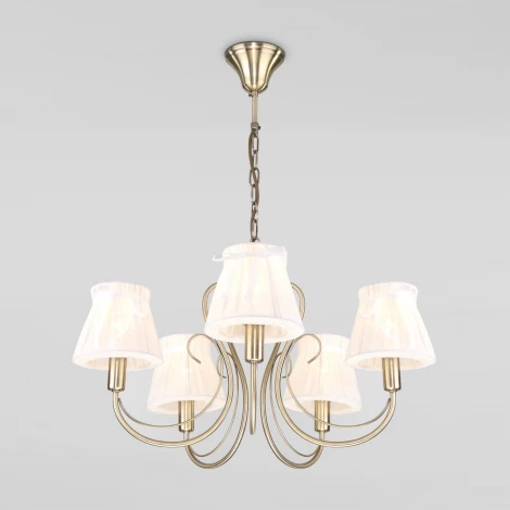Подвесная люстра Eurosvet 60061 60061/5 античная бронза