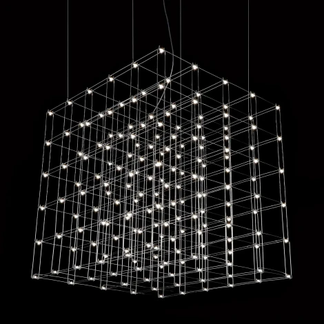 Подвесная люстра Quasar Cosmos Square LED pendant light ImperiumLoft 40,244 (252291-22)