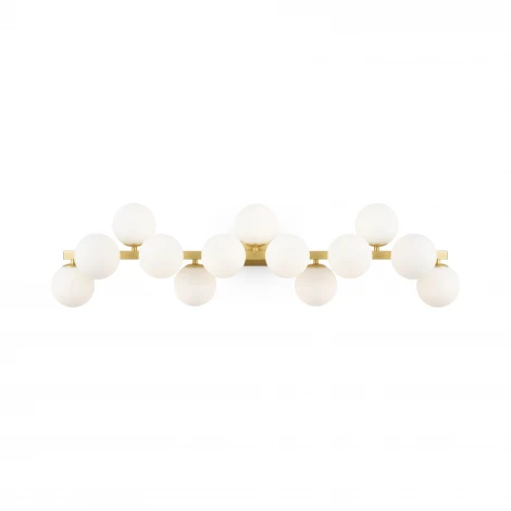 Бра Maytoni Dallas MOD547WL-13BS (220V, шарики, молекулы)