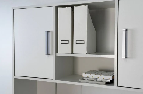 Лайт-2 Надстройка стола компьютерного 1200 Mebelson (ЛДСП/Белый) арт.NKL02S1.2.1477