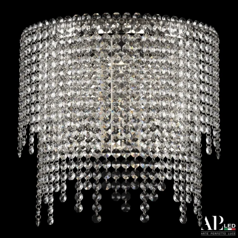 Бра светодиодное хрустальное APL LED Sicilia SH500.B4.35-27.B.Ni.4000 (220V)