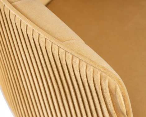 Стул барный DOBRIN DARCY GOLD (песочный велюр (1922-3)) 5025_GoldBase-LM GOLD, цвет сиденья песочный (1922-3), основания золото