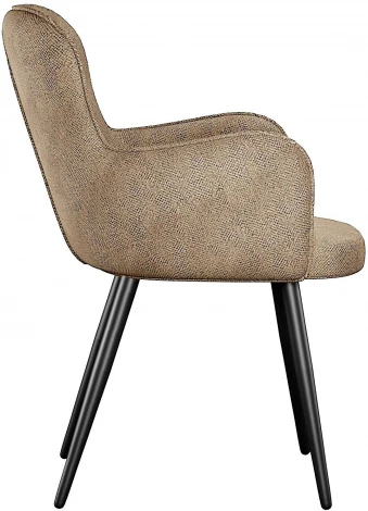 Стул DikLine 503 поворотный SB4 бежевый, ножки черные арт.00-00076325