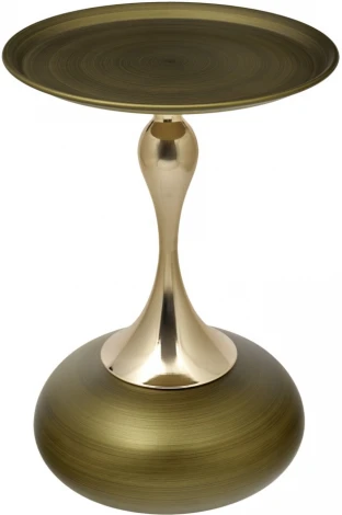 Кофейный столик Angel диам.40см x 55см, латунь, металл Bradexhome арт.FR 1028