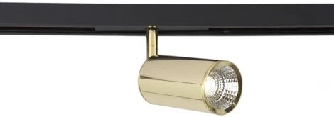 Трековый светильник магнитный Crystal Lux CLT 0.33 009 12W GO 4000K (LED, 48V, круглые)
