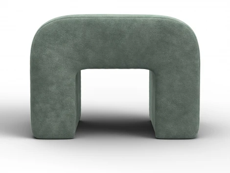 Пуф 008 (ДСП,Брус,Фанера,Велюр/Зеленый) Лига Диванов 132522