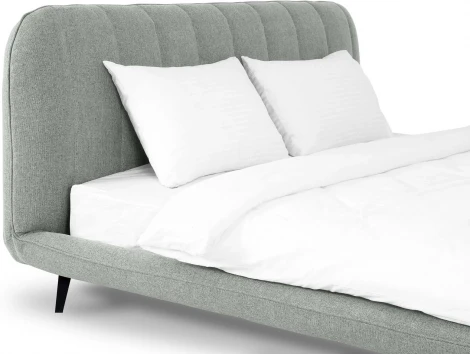 Кровать Amsterdam ОГОГО (арт.751172), (Велюр/Серый)