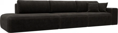 Диван прямой Лига-036 НПБ Модерн Лонг подлокотник справа Лига Диванов (Велюр) арт.127688