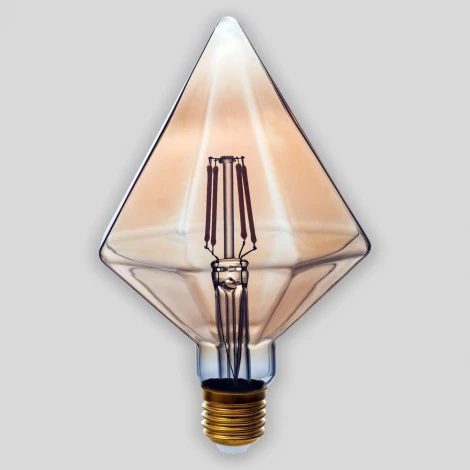 Лампочка светодиодная филаментная прозрачный конус E27 4W Thomson Deco Crystal TH-B2197
