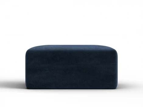Модуль пуф Лига-060 НПБ (ЛДСП,Брус,Фанера,Велюр/Синий) Лига Диванов 129571