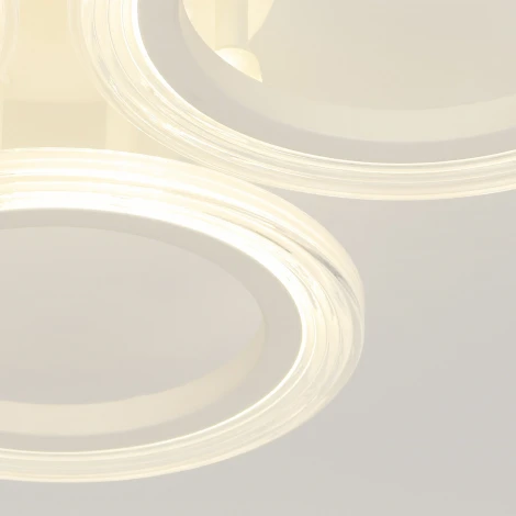 Потолочная люстра на штанге светодиодная ЭРА Ring CLL-1-39 WH